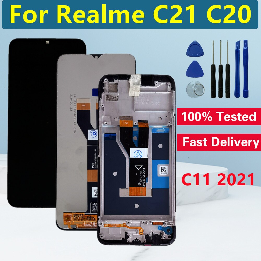 Realme C21 C20 RMX3201 RMX3063 LCD ÷ ġ ..